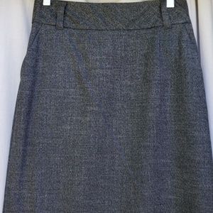 Banana Republic Heathered Gray pencil skirt